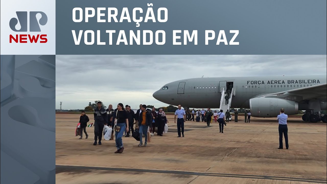 13º voo traz mais 30 refugiados de Gaza ao Brasil