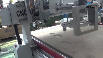 apex cnc china made machine 1325 round auto tool changer