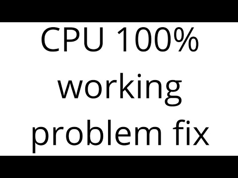 High CPU usage windows 7 fix