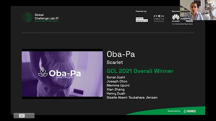 Oba-pa Final Winning Pitch - Global Challenge Lab 2021