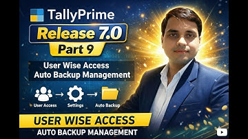 TallyPrime Release 7.0 Part 9 | User Wise Access & Auto Backup Management | Full Hindi Guide