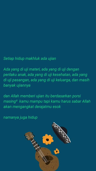 storywa | ujian hidup | denting petra sihombing