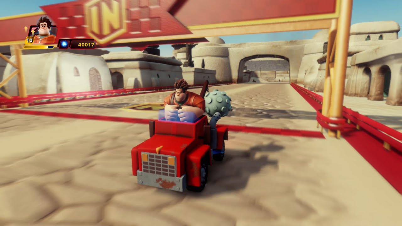 Ralph Wins in the Dunes of Tatooine | Disney infinity 3.0 Toy box Speedway