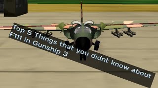 Top 5 Things that you didnt know about F111 in Gunship 3 screenshot 4