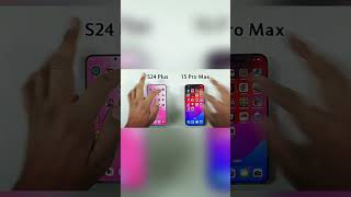 Samsung s24 vs iphone 15 pro max speed test