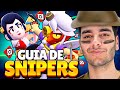 LA MEJOR GUÍA PARA DOMINAR BRAWLERS FRANCOTIRADORES !! JUEGA LOS SNIPERS COMO UN PRO !!