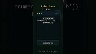 Enumerate Usage Insight #24 | Interview Puzzle Challenge | YouTube Shorts #interviewquestions