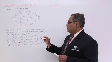 Kruskal’s Algorithm - GATE Exercise 2