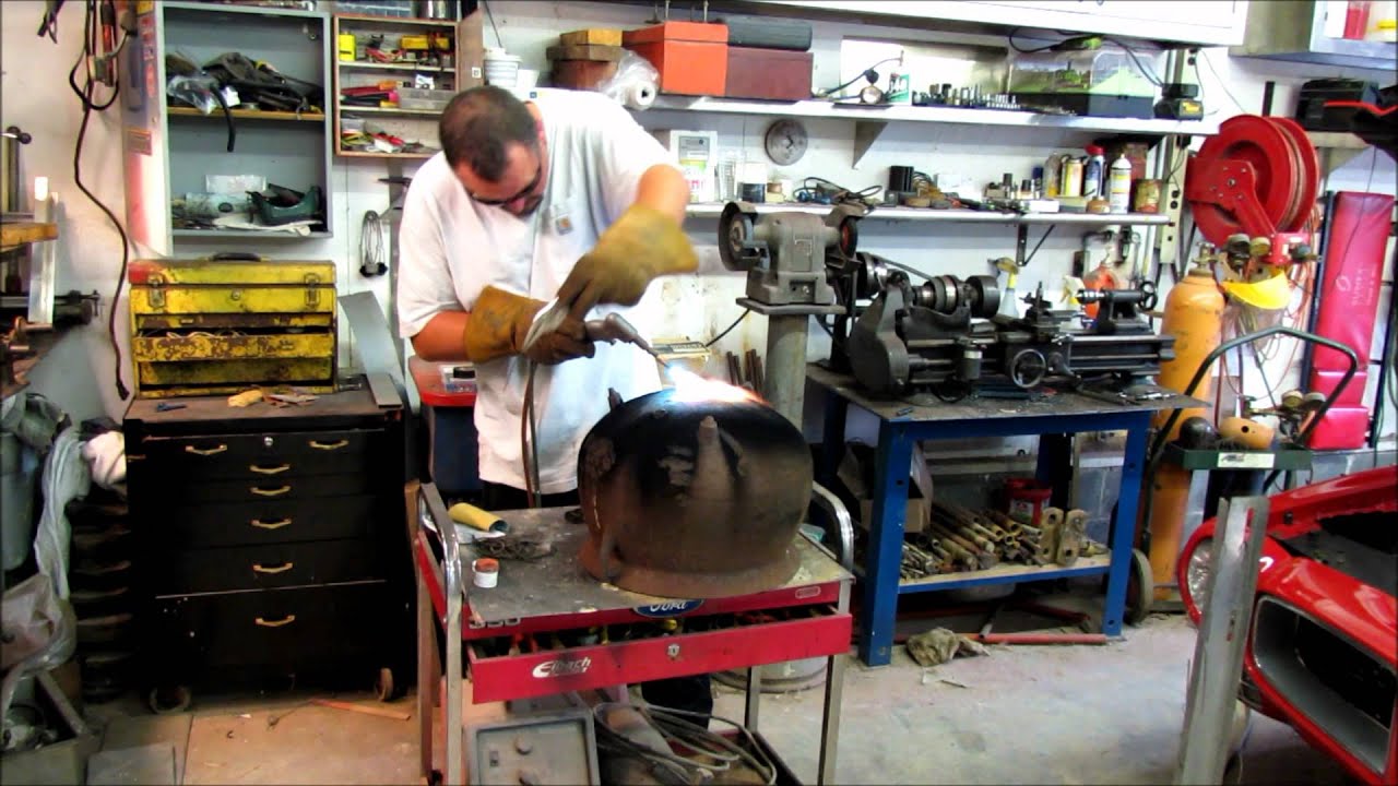 Gas Welding cast iron pot Part 2 YouTube