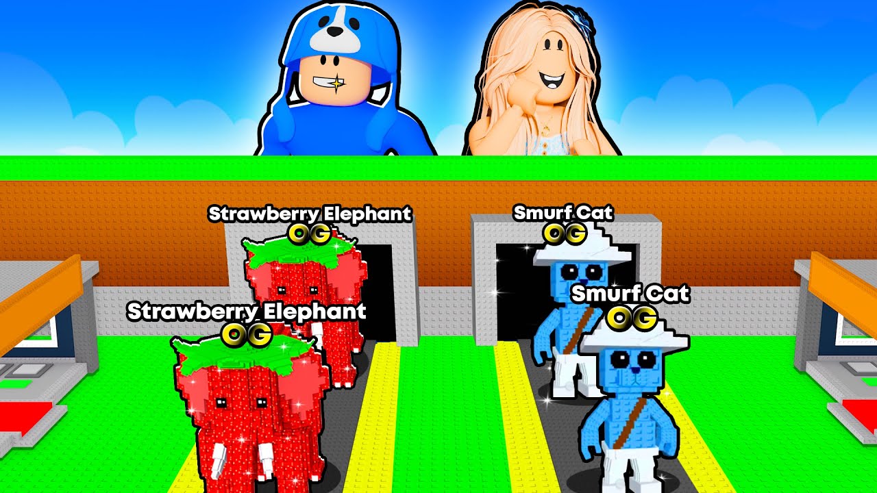 I used MAX LUCK on TWO OG ROWS in ADMIN SERVERS in Steal a Brainrot