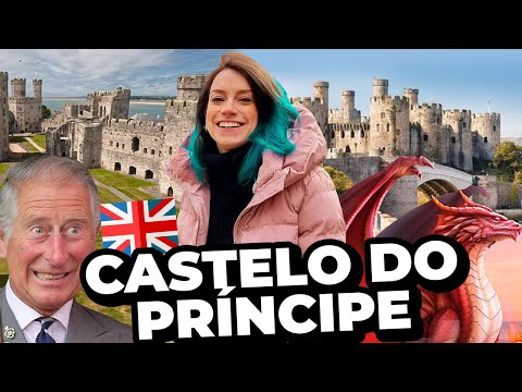 O CASTELO DO PRINCIPE DE GALES - NEM ACREDITEI QUANDO VI!  WALES Parte 2