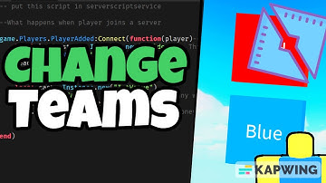 🛠️How To Make A Team Change GUI - Roblox Studio😱