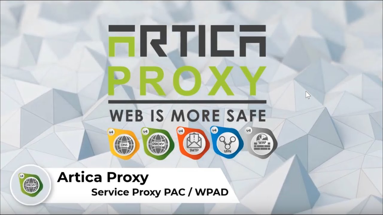 Installation service proxy pac ARTICA V4 - YouTube