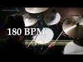 Drums for Grindcore Music Backing track 180 BPM Version 2