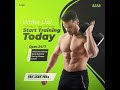 GYM promotional animation ads in After Effects #motion #aftereffects #motiongraphics #premierepro