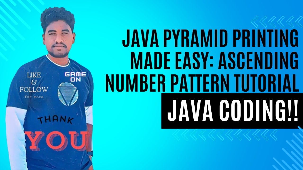 Java Pyramid Printing Made Easy: Ascending Number Pattern Tutorial ...