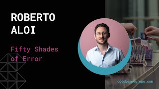 Fifty Shades of Error - Roberto Aloi | Code BEAM Europe 2025