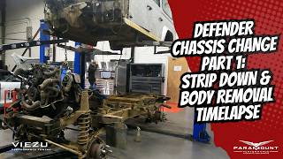 Defender Chassis Change | Part 1: Strip Down & Body Removal