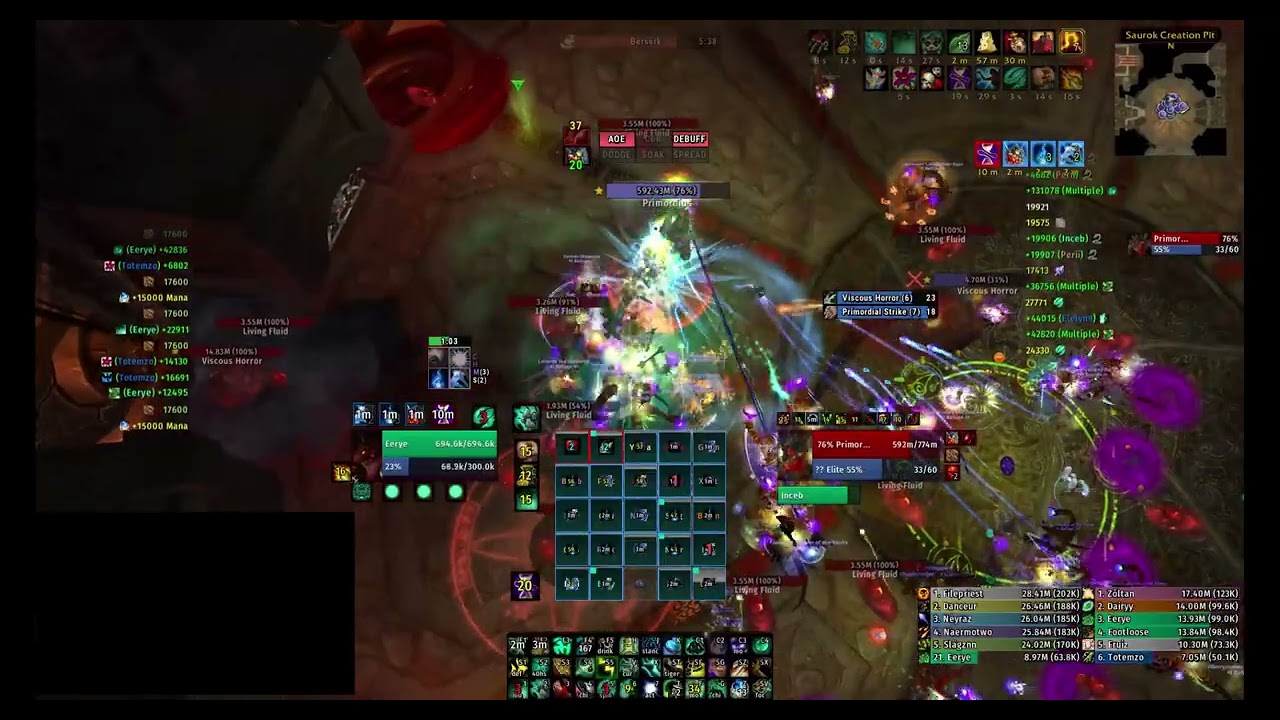 Mists of Pandaria Classic | Primordius 25 HC | Eerye Mistweaver Monk | Refuge | Everlook