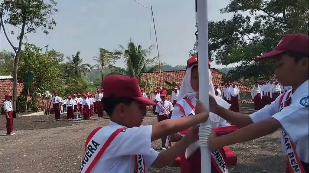 Lomba Tata Upacara Bendera (LTUB) Tingkat Kab. Karawang Tahun 2024_ SDN Mulyasejati II Kec. Ciampel