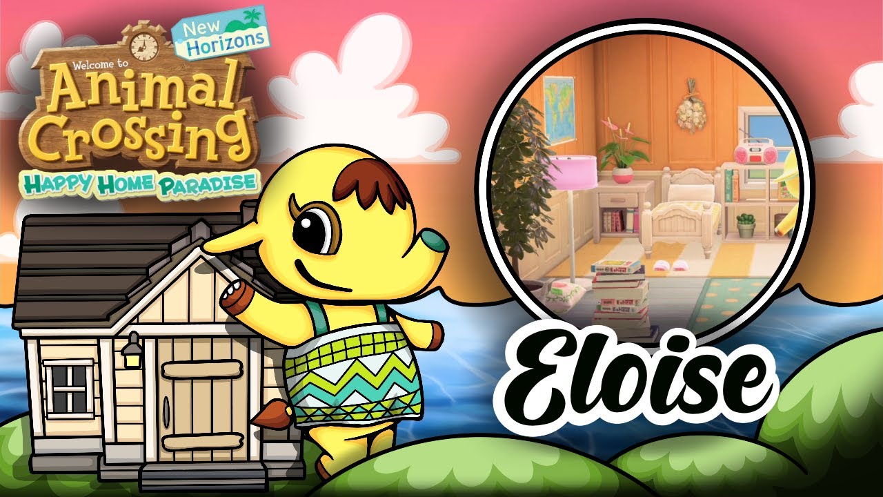 Eloise's Reading Room Animal Crossing New Horizons Happy Home