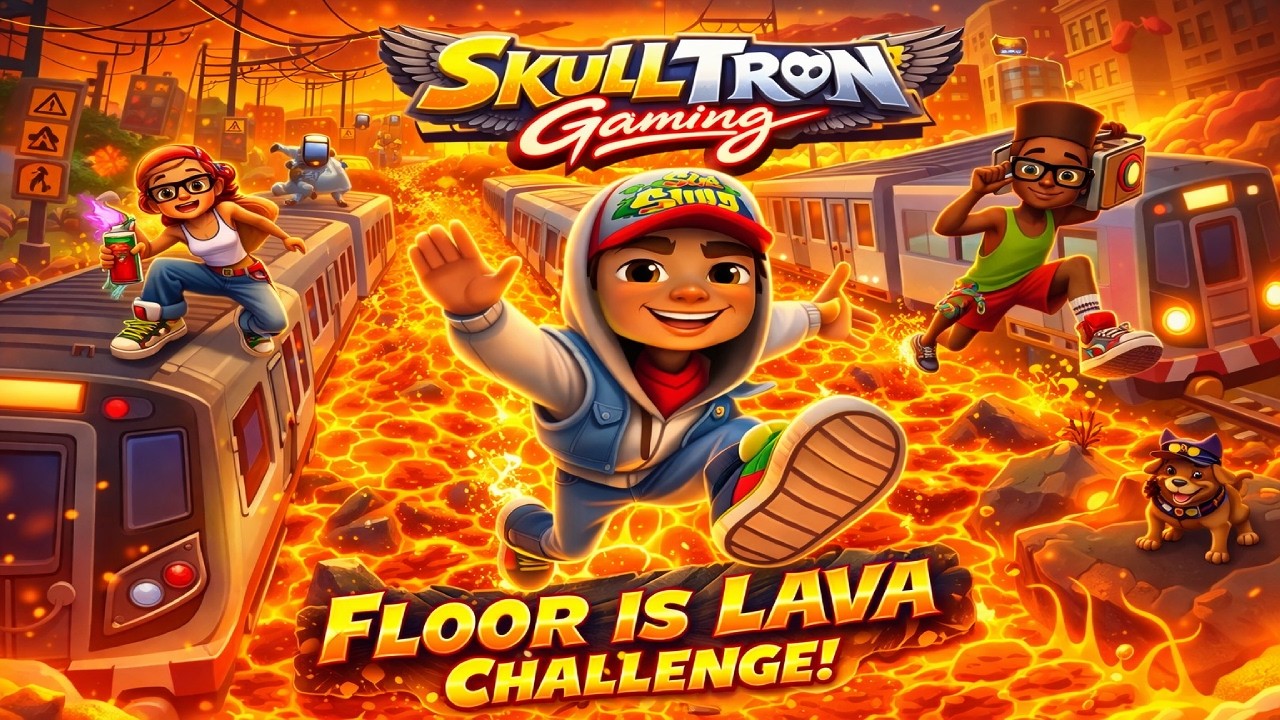 Subway Surfer 🔥 No Floor Challenge (floor is lava) #subwaysurfers#subwaysuferlive#live#shortlive