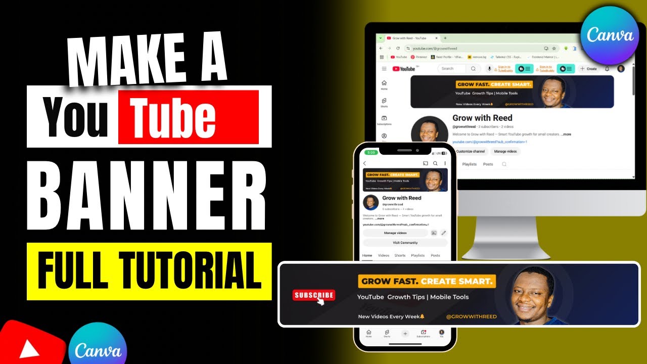 How to Create a YouTube Banner in Canva (Step-by-Step Tutorial) - YouTube