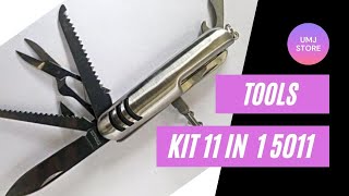 Download Lagu TOOL 5011 Pisau Lipat Multifungsi Survival Gear Kit 11 in 1 Outdorr MP3