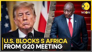 South Africa Barred From G20 Finance Summit Amid US Accreditation Dispute | WION