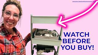 Amazon Basics 3-Tier Metal Rolling Cart Review | Is It Worth It? #ad #amazoninfluencer