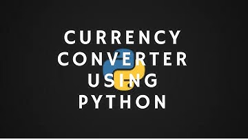 Currency Converter in Python with 3 lines of Code || Python Scripts ||