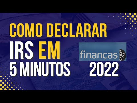 COMO DECLARAR IRS (2022) #1