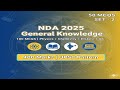 NDA 2025 General Knowledge Paper Set 2 | Physics, Chemistry, History, Current Events UPSC NDA Exam