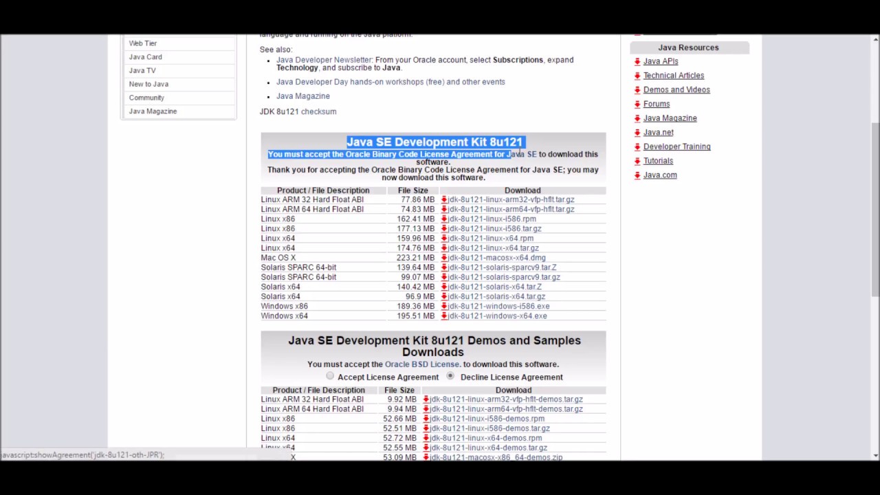 Como Instalar JDK 8 de Java para correr Android Studio - YouTube