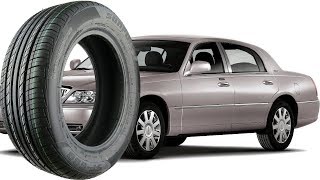 Stock Tire Size for all LINCOLN TOWN CAR 1998-2011