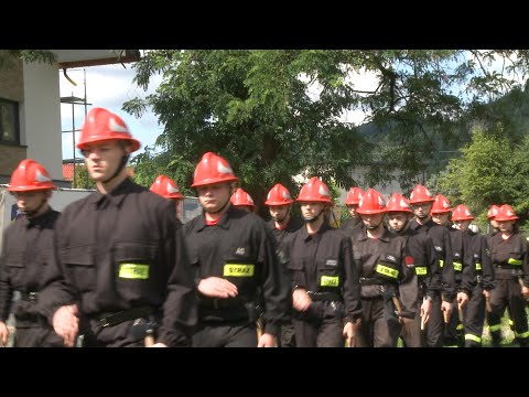 Obóz szkoleniowy młodych strażaków