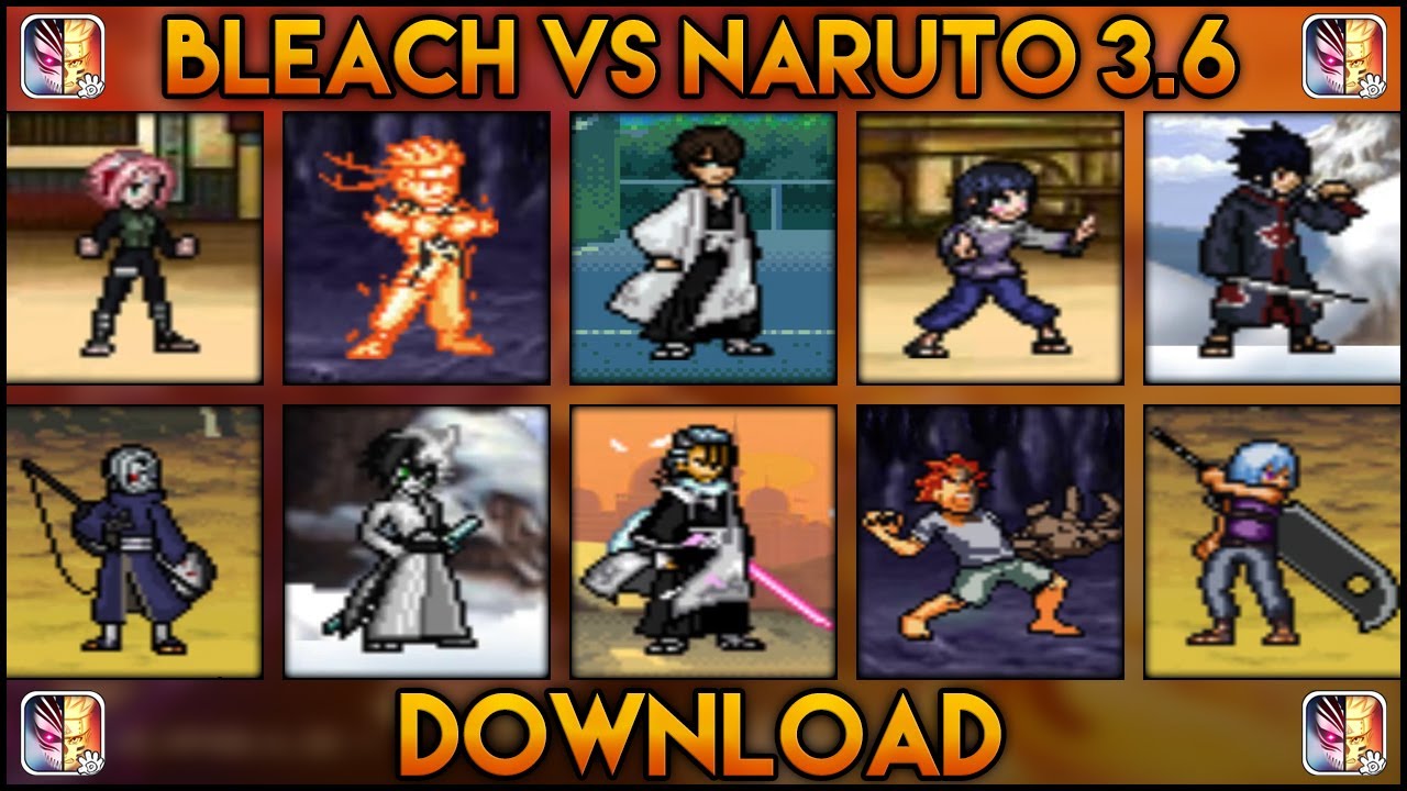 Jogo Bleach vs Naruto 2.6 no Jogos 360