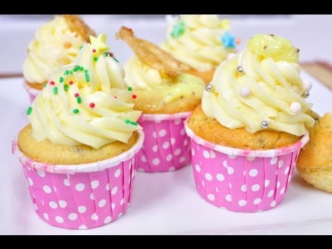 เค้กกล้วยหอม | คัพเค้กกล้วยหอม | Banana Cake