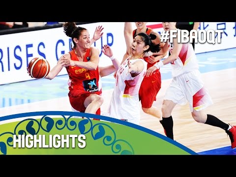 China v Spain - Highlights - 2016 FIBA Women's Olympic Qualifying Tournament
