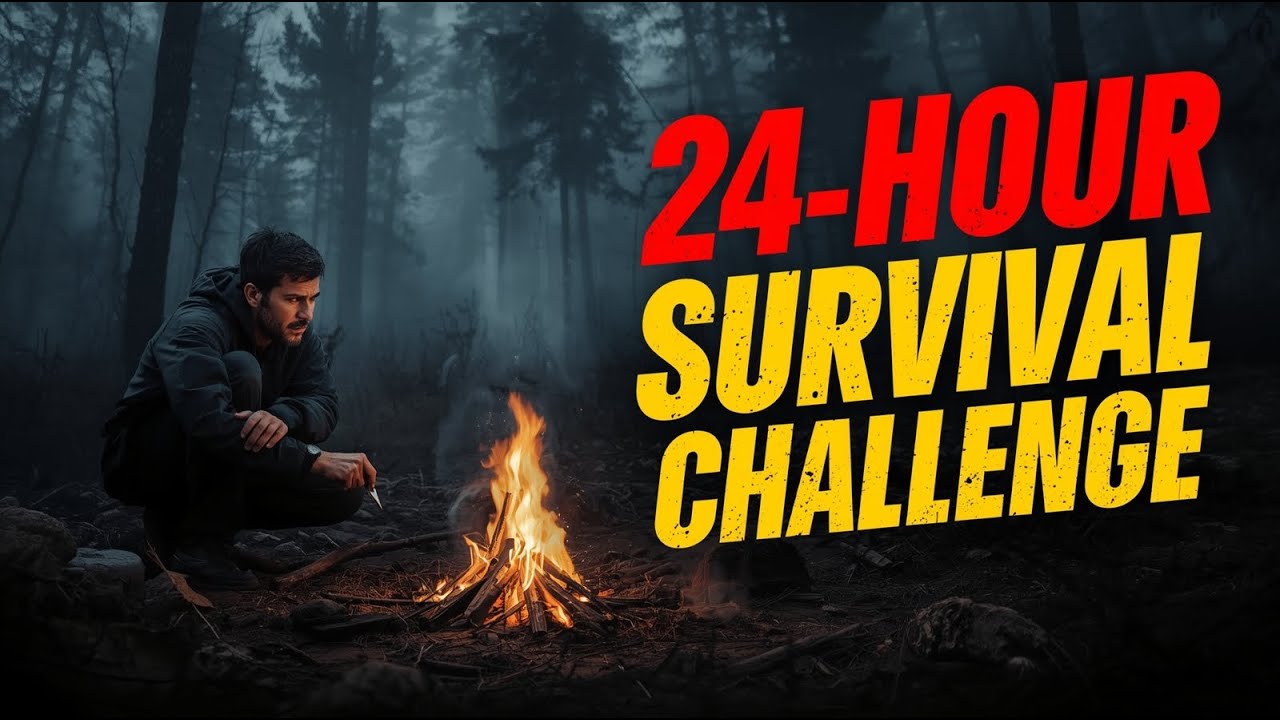 24-Hour Survival Challenge in the Wilderness | Stranded Alone ...