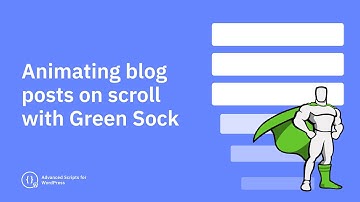 Animating blog posts on scroll with Green Sock