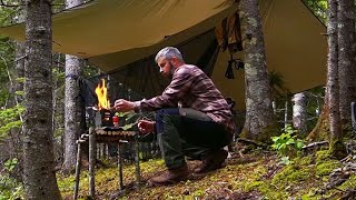 Solo Wild Camping Bushcraft Trip - Rainy Forest in Hammock by Joshua Gammon 14,589 views 11 months ago 21 minutes