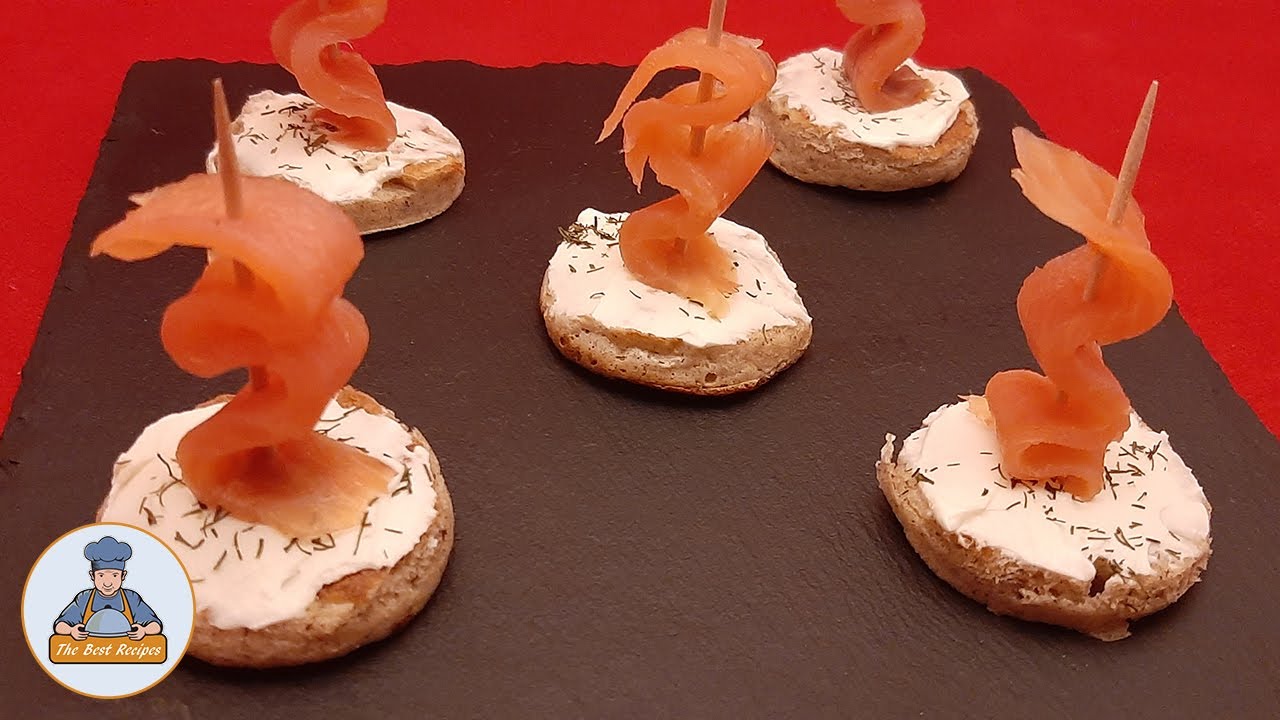 Blinis au saumon fumé et fromage frais : idée d'apéro chic