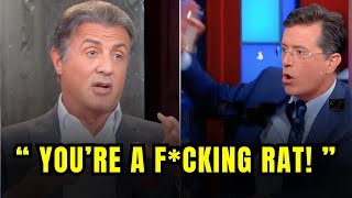 "Say That Again” — Sylvester Stallone WALKS OFF Stephen Colbert's Show After HEATED Clash