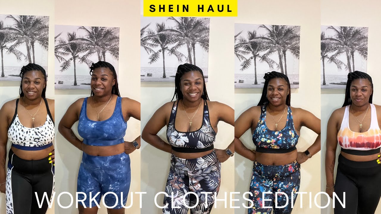 SHEIN Activewear/Gym/Workout Clothes Try On Haul #sheinhaul.