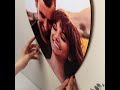 Corazón de madera gigante personalizado