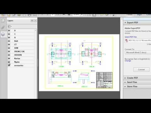 Create AutoCAD File to PDF with Layer