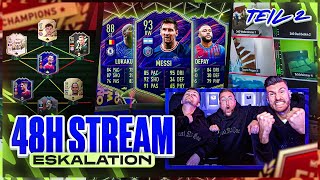 48 Stunden Stream ESKALATION #2 OTW PACK OPENING + 1. Weekend League  FIFA 22 LIVE 