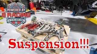All the Suspension and Brakes are installed on the C5 C6 Corvette Build