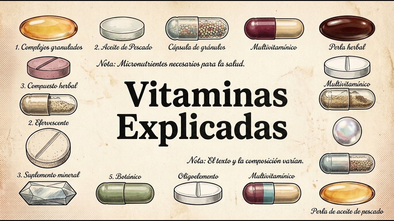 Cómo Funcionan Realmente las Vitaminas: Todas las Vitaminas Explicadas